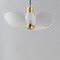 Maxim Lighting Poppy 18'' Pendant, White/Satin Brass 11394WTSBR - alternate 3